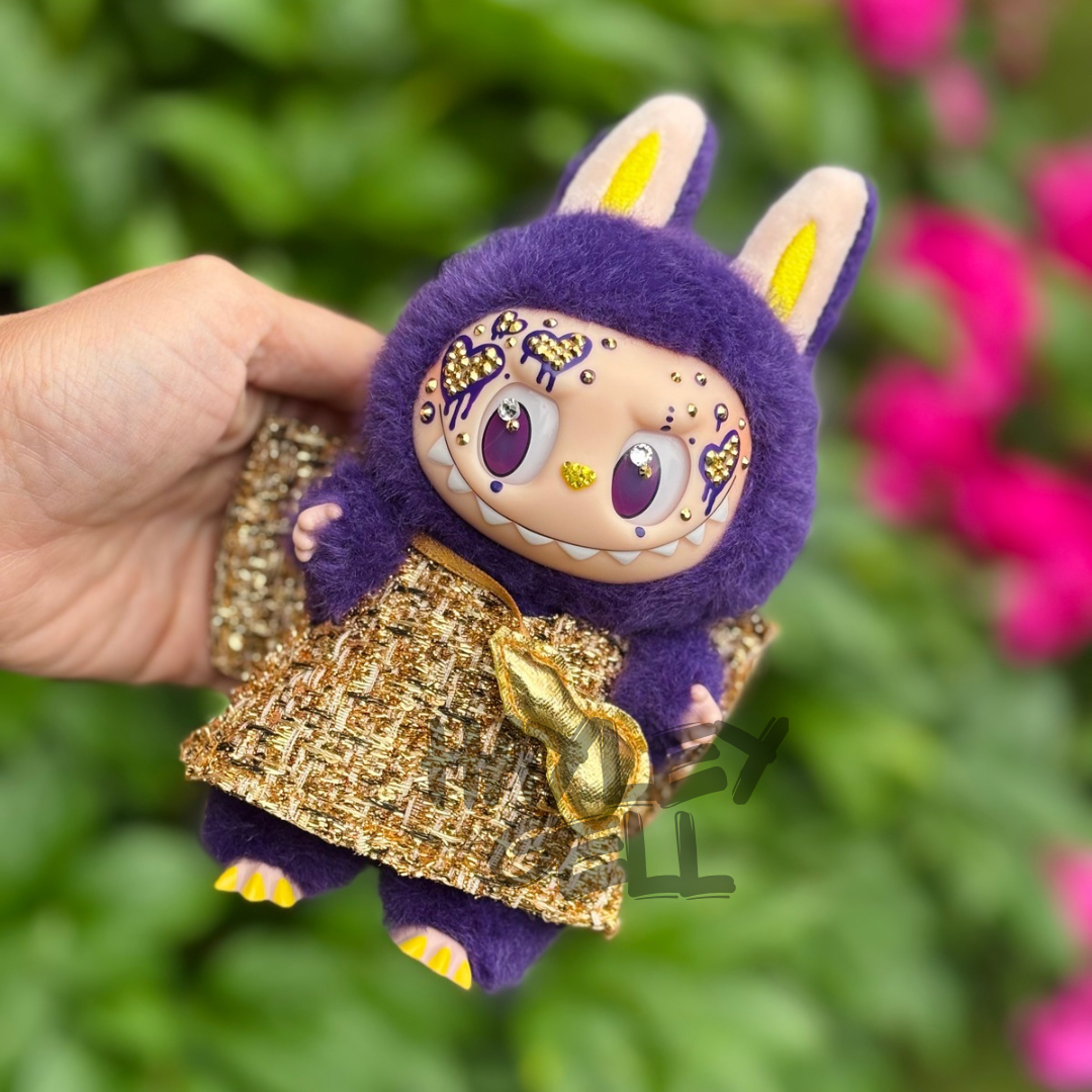 'Purple Reign' - Art Wings of Fortune Labubu