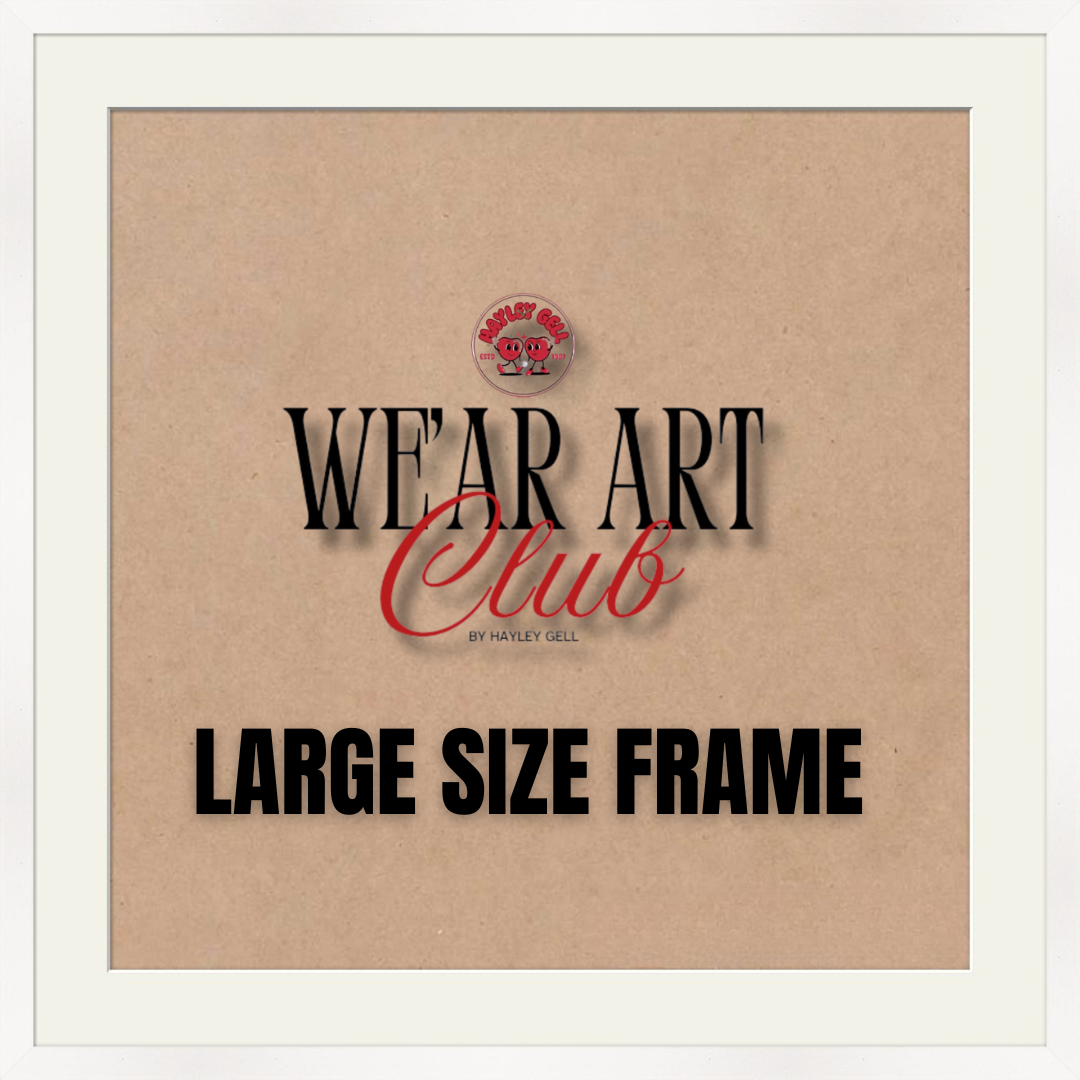 LARGE -We'ar Art (Frame Only)
