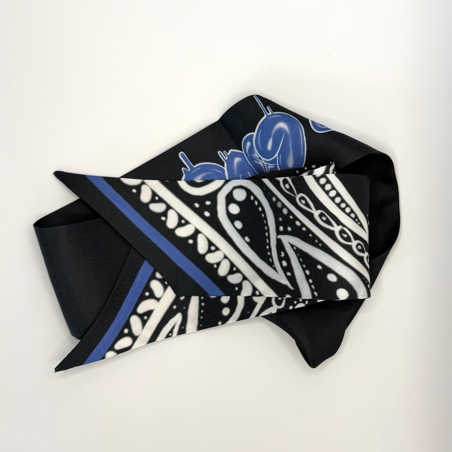 'Cobalt Love' Silk Twill