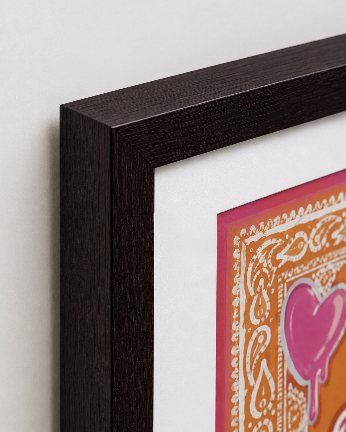 WE’AR ART — DARK WOOD FRAME