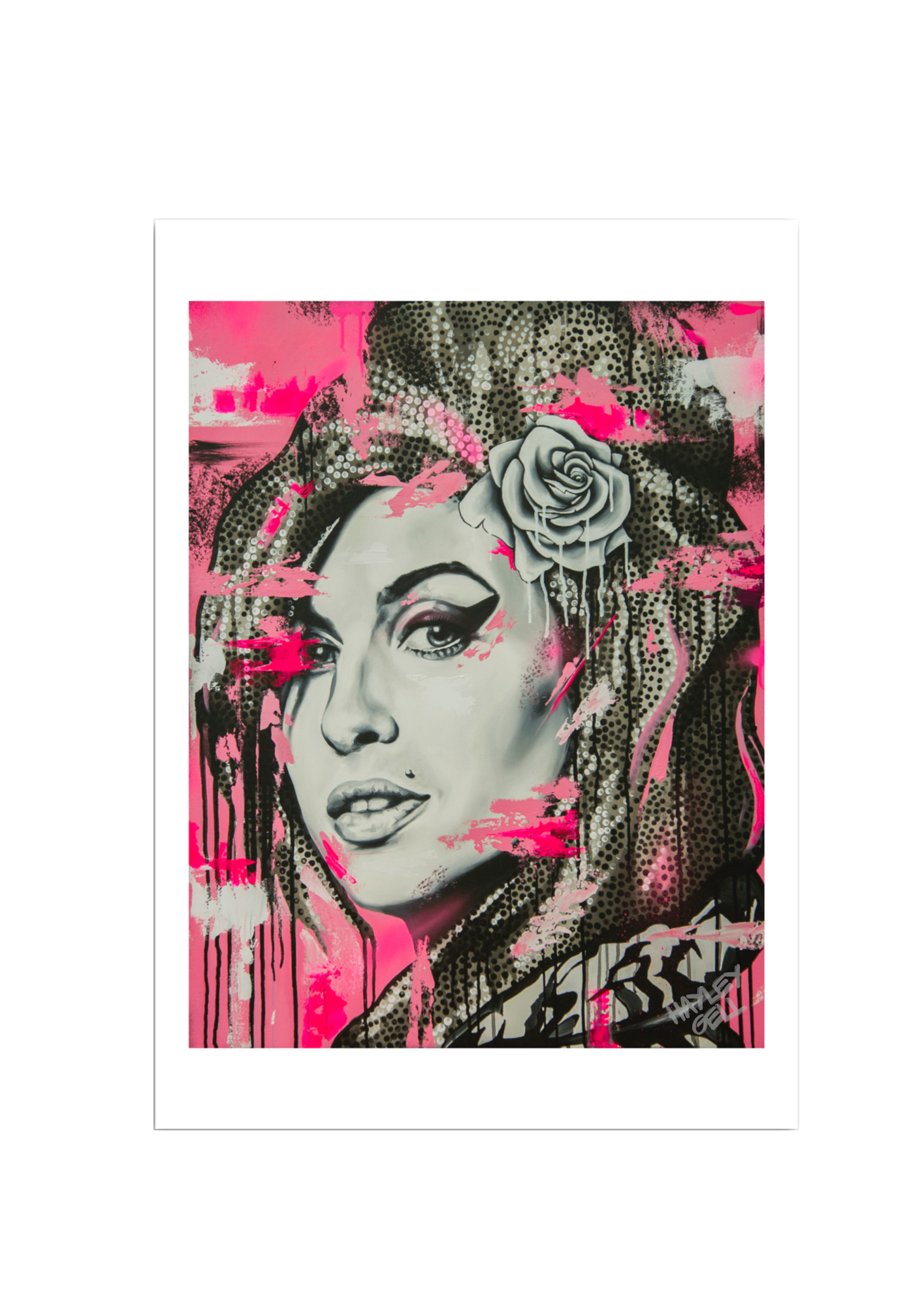 Amy Winehouse Portrait - Print