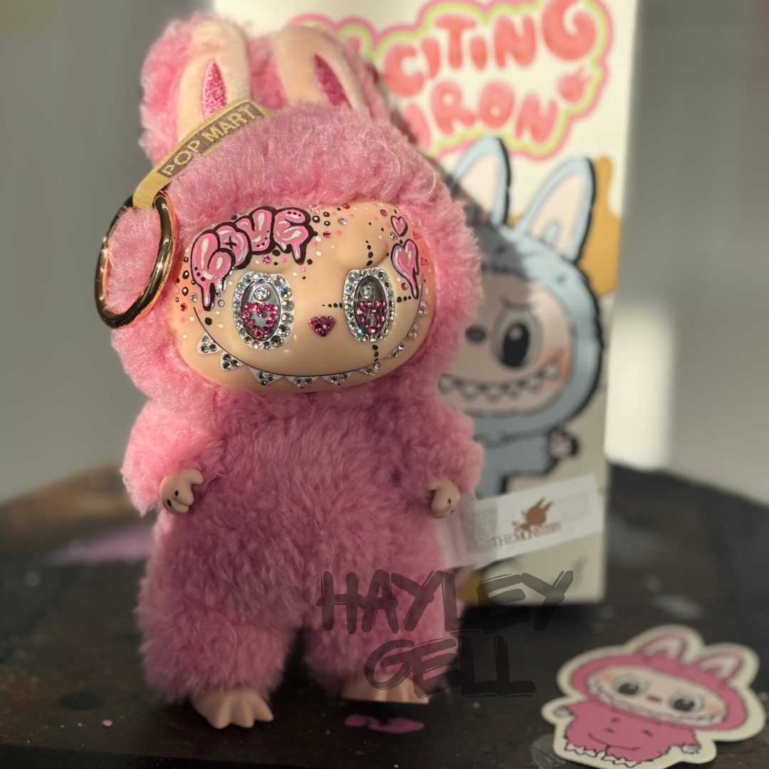 'Loved Up!' custom Labubu