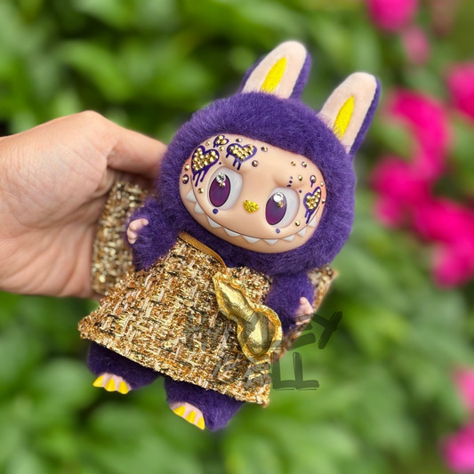 'Purple Reign' - Art Wings of Fortune Labubu