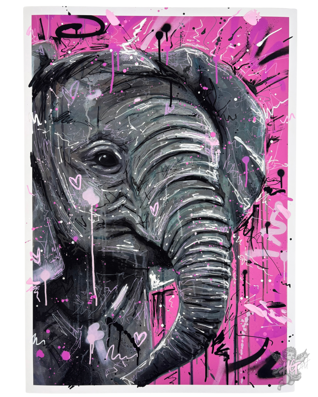 “Heavy He’Art”  - "Wild At He'Art" (PRINT)