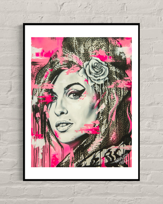 Amy Winehouse Portrait - Print