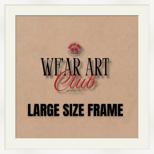 LARGE -We'ar Art (Frame Only)