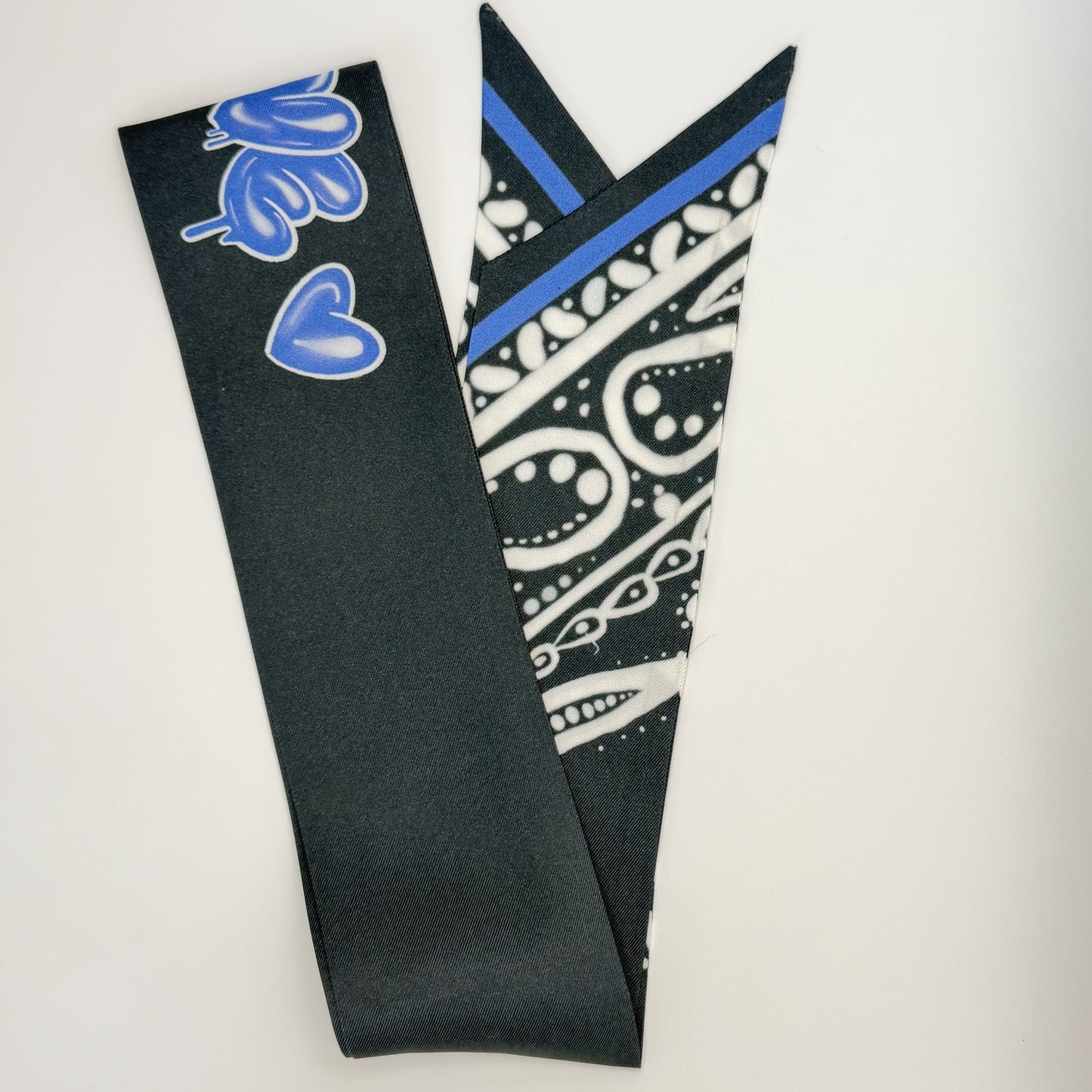 'Cobalt Love' Silk Twill