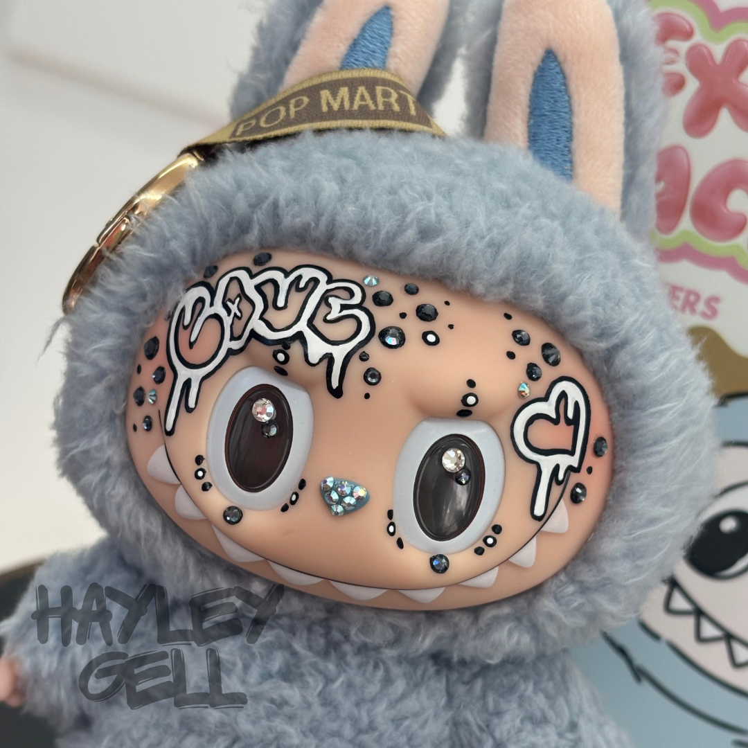'Heart Drop' - Custom Art Labubu