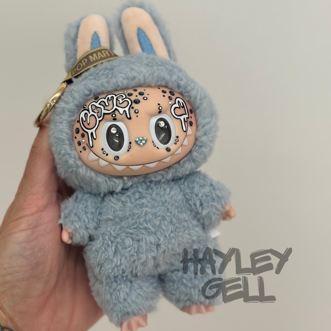 'Heart Drop' - Custom Art Labubu