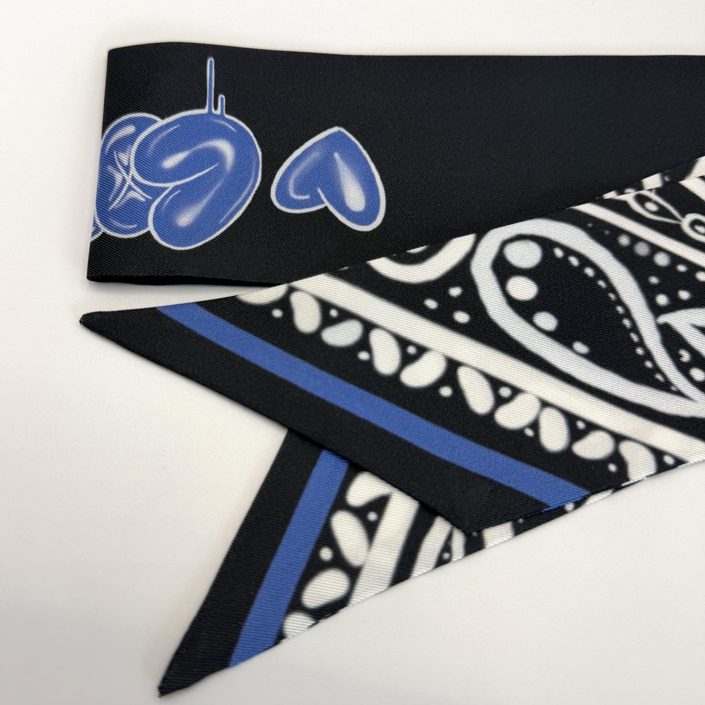 'Cobalt Love' Silk Twill