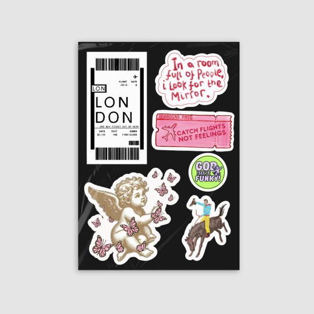 Catch flights, not feelings - Signature set
