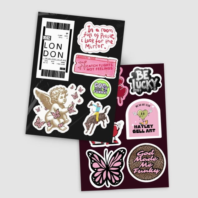 Catch flights, not feelings - Signature set