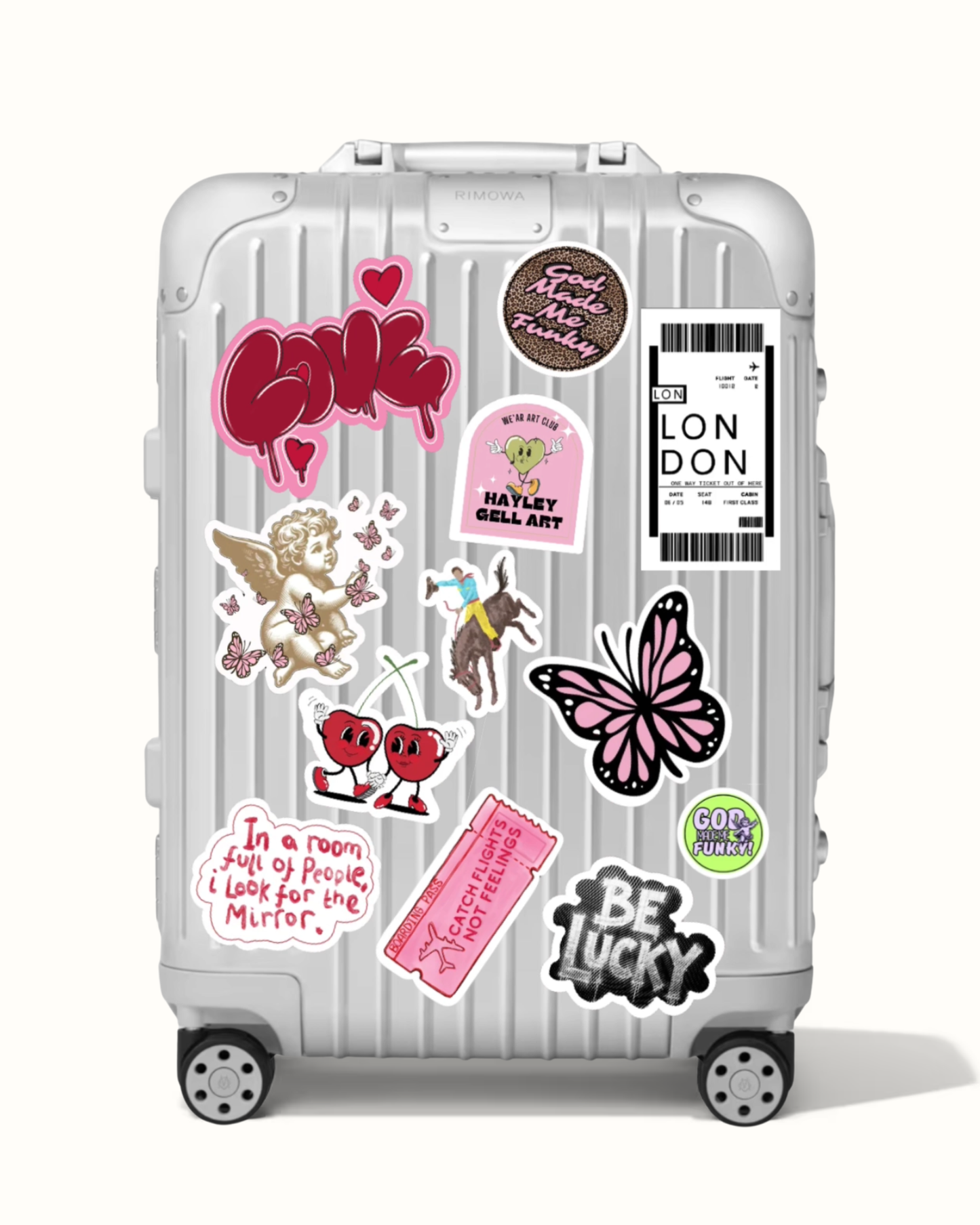Catch flights, not feelings - Signature set